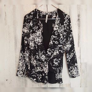 NY COLLECTION petite floral jacket